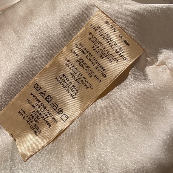 Anthropologie Elevenses Silky Geometric Bomber Jacket - Picture 5 of 6